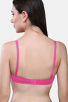 Maroon Clothing Double Layered Non Wired Medium Coverage Lace Bra (Pack of 2) - Multicolor — thumbnail 4